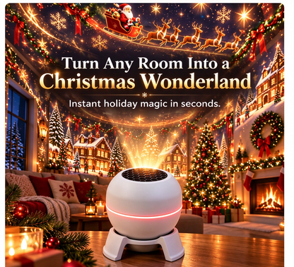 🎄 Turn Any Room Into a Christmas Wonderland – Holiday Projection Night Light-