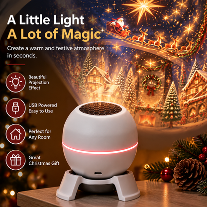 🎄 Turn Any Room Into a Christmas Wonderland – Holiday Projection Night Light-