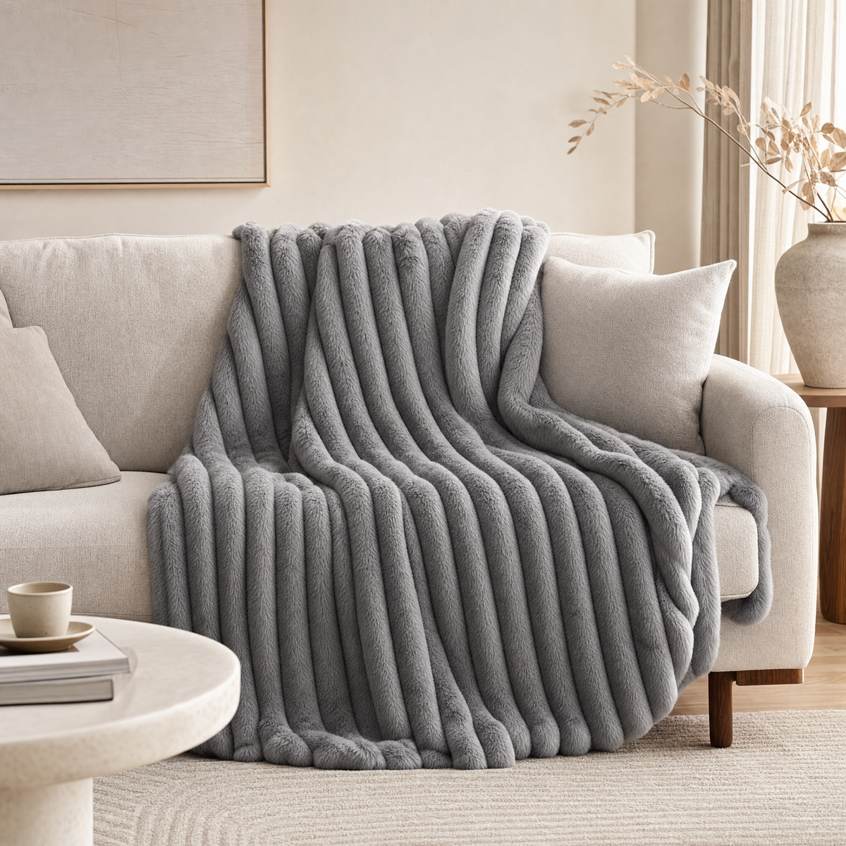 Multifunctional Rabbit Plush Blanket